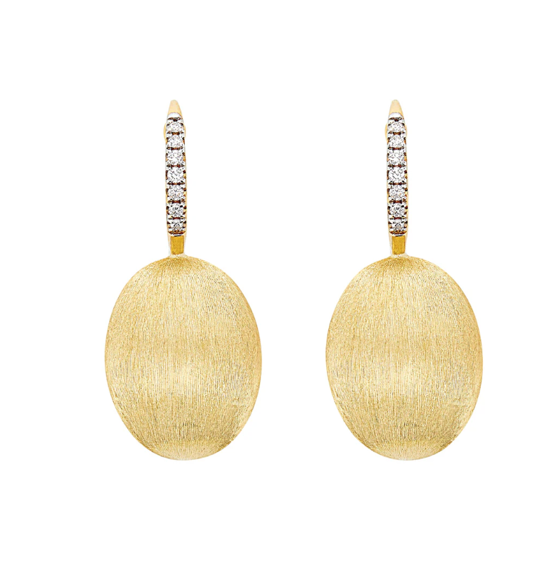 Nanis 18K Yellow Gold Dancing in the Rain 0.15 ctw Diamond Drop Earrings
