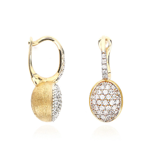 Nanis 18K Yellow Gold Dancing in the Rain 0.35 ctw Diamond Drop Earrings