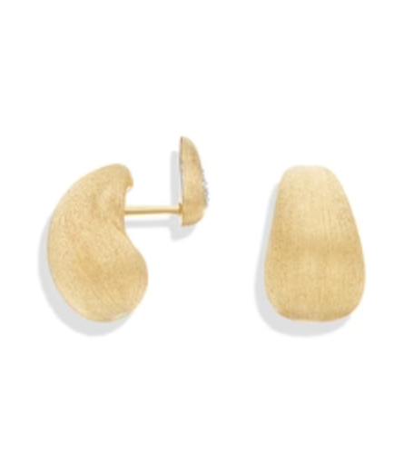Nanis 18K Yellow Gold Cashmere 0.11 ctw Diamond Earrings