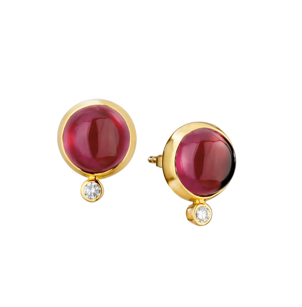 Syna 18K Yellow Gold Cirra 0.10 ctw Diamond Stud Earrings
