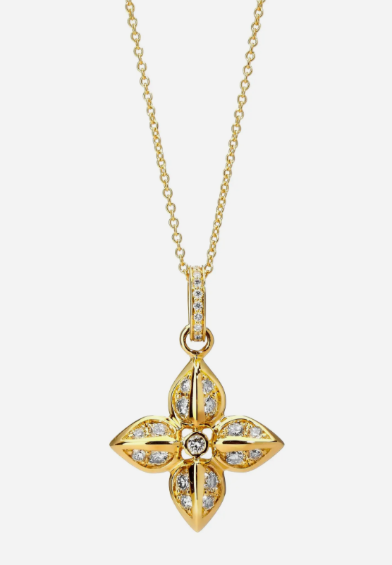 Syna 18K Yellow Gold Jardin 0.65 ctw Diamond Pendant