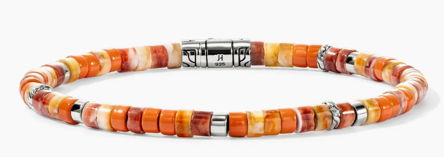John Hardy Heishi Bracelet with Spiny Oyster, Large