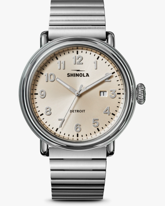 Shinola Detrola Vapor Gold Watch 41mm