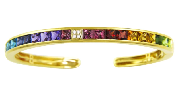 Bellarri Eternal Love Multi-Gemstone Bangle