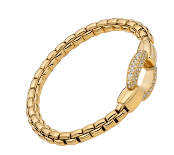 FOPE Eka Bracelet Diamond Buckle Bracelet Size Medium