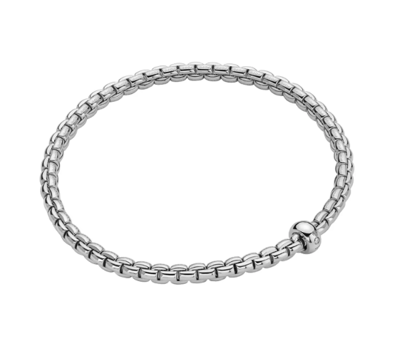 FOPE Eka Flex'it Bracelet in 18K White Gold (Size M)