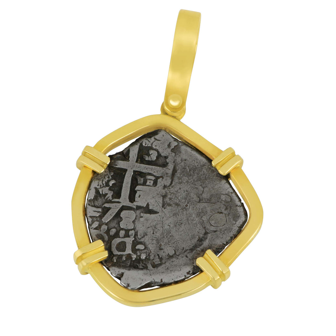 ANT/HH 14Y 1778 1 RL 4.5GR POTOSI Spanish Coin  Pendant