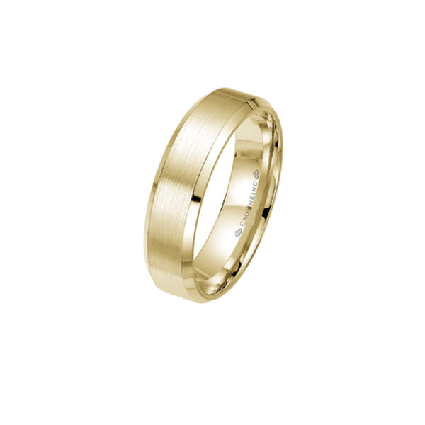 CrownRing 14K Yellow Gold 6.00mm Wedding Band