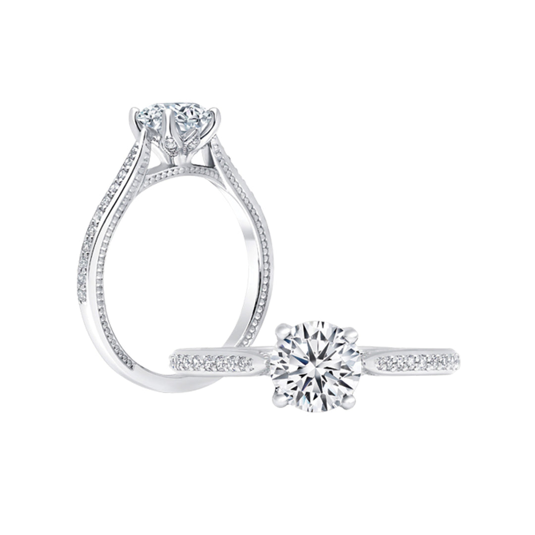 14k White Gold 28 round diamonds =.17ct