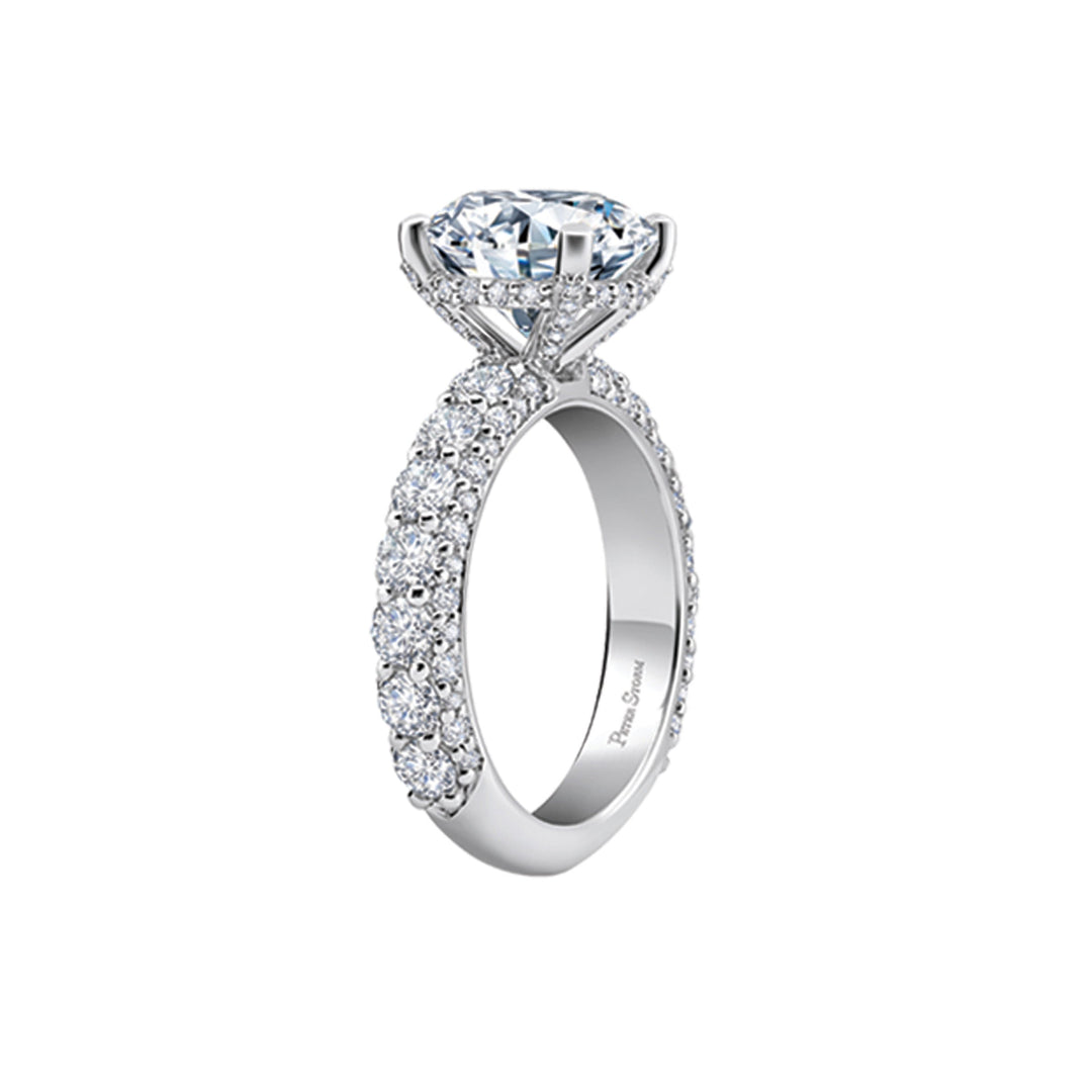 14k White Gold 106 round diamonds = 1.65ct