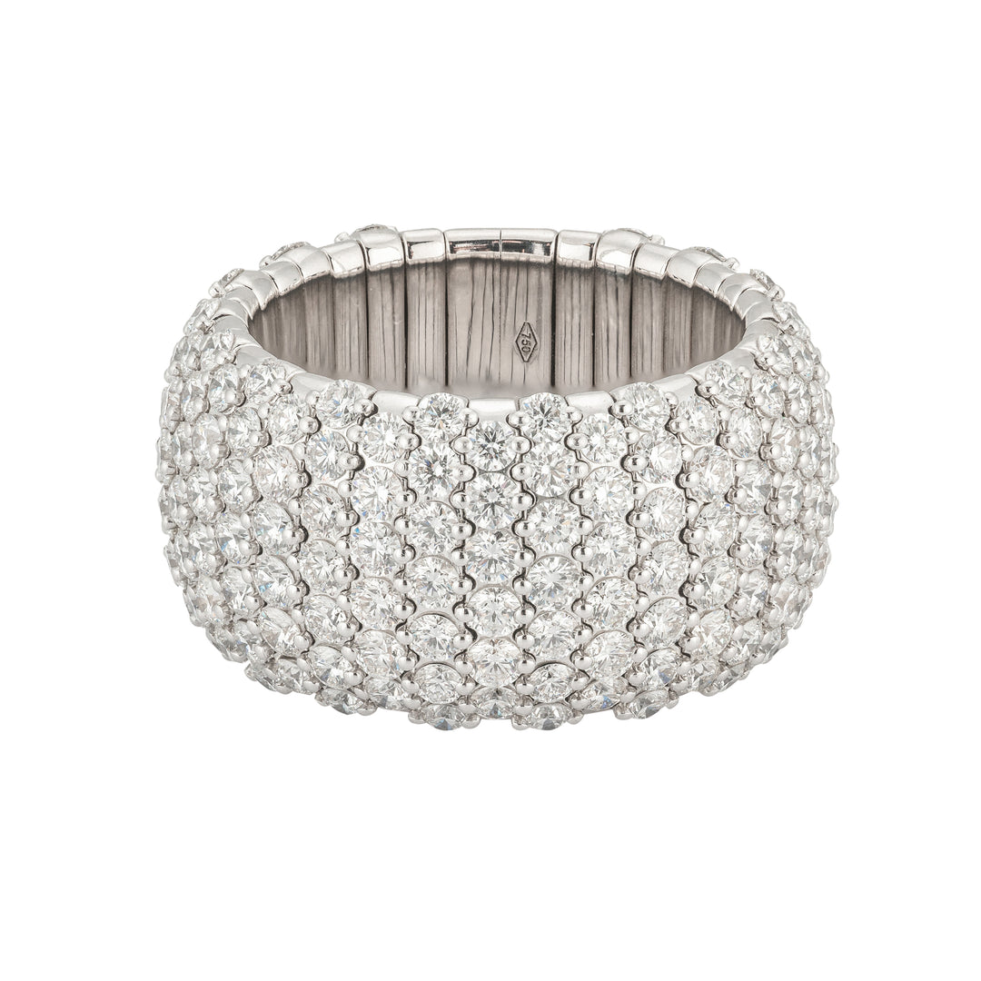 Zydo Diamond Domed Wide Stretch Ring