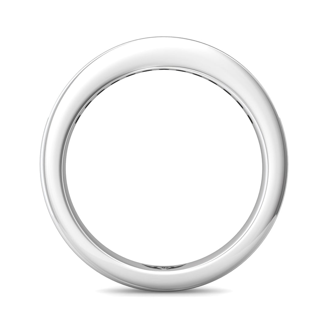 Channel/Shared Prong Wedding Band from the Channel/Shared Prong collection