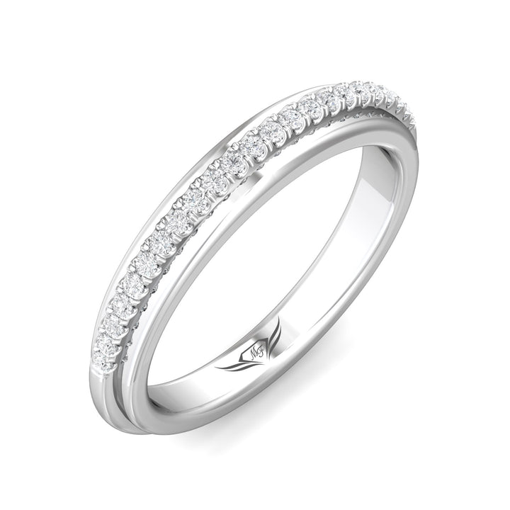 Micropave Wedding Band from the Micropave collection