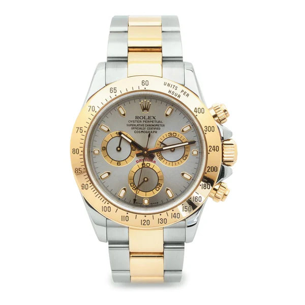 Rolex Daytona Two-Tone Silver Dial Watch