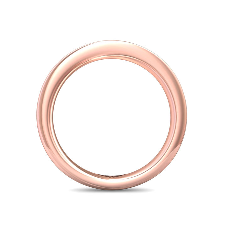 14K Gold Pink Channel/Shared Prong Wedding Band from the Channel/Shared Prong collection - DWBC1-.35_14KP