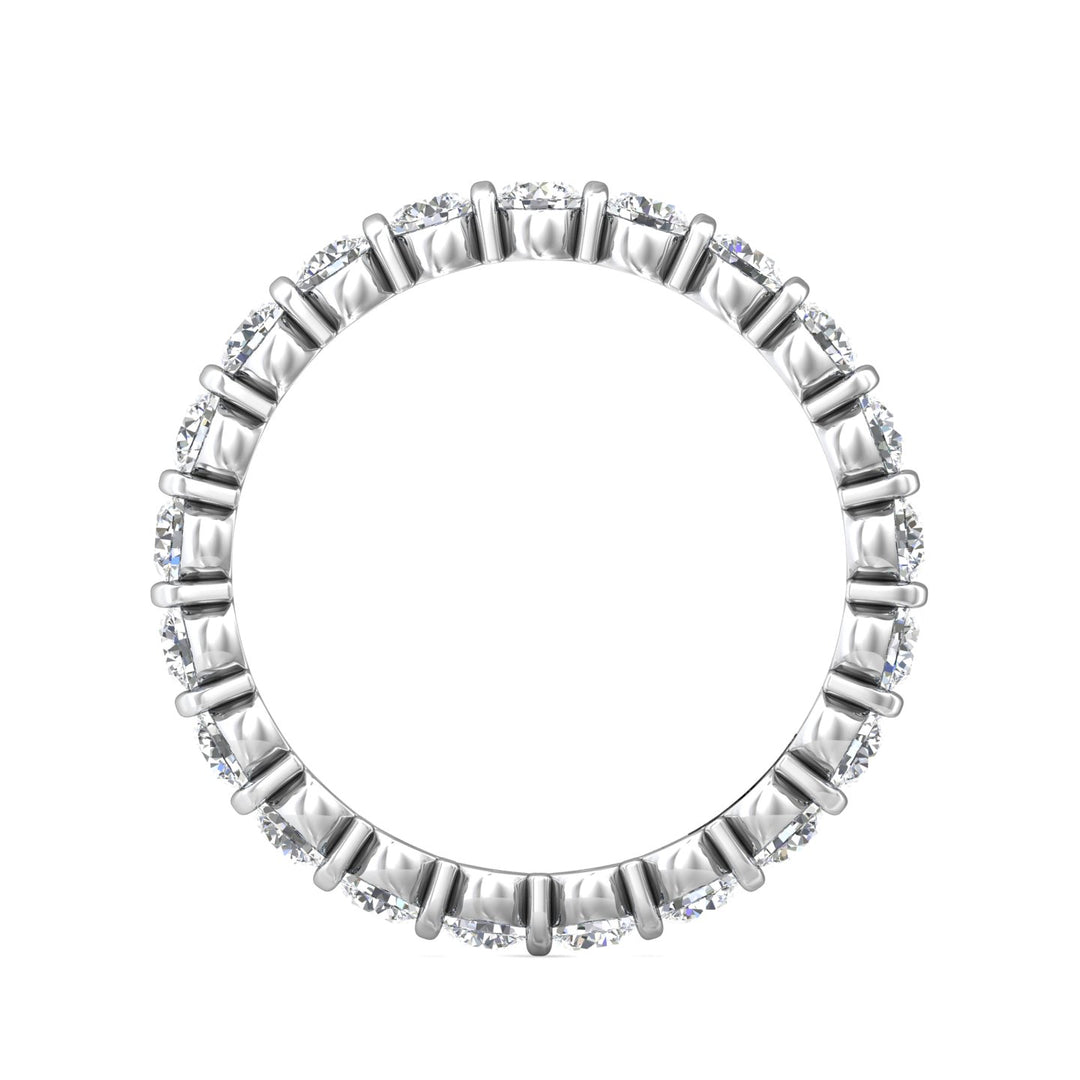 Channel/Shared Prong Wedding Band from the Channel/Shared Prong collection