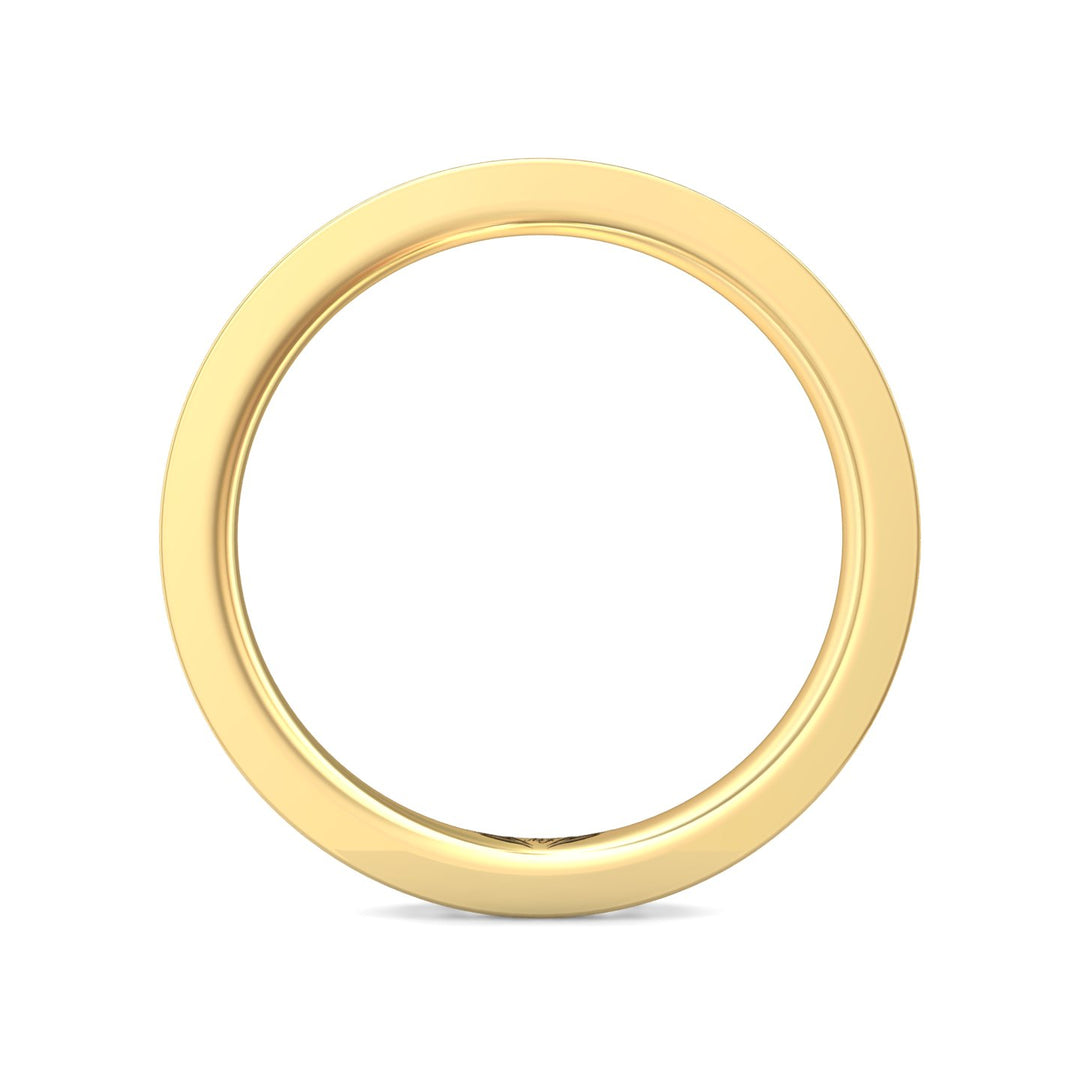 18K Gold Yellow Micropave Wedding Band from the Micropave collection - DWBFM1-.25_18KY