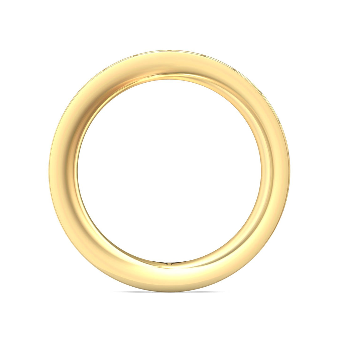 14K Gold Yellow Micropave Wedding Band from the Micropave collection - DWBFM1-2.00_14KY