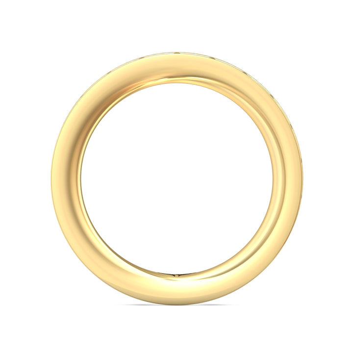 14K Gold Yellow Micropave Wedding Band from the Micropave collection - DWBFM1-2.00_14KY