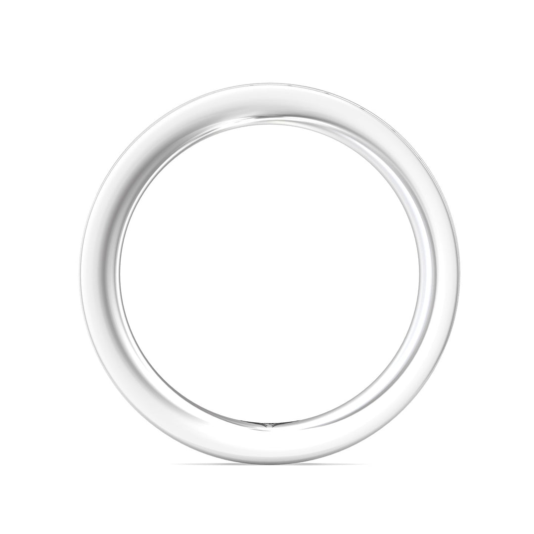 18K Gold White Micropave Wedding Band from the Micropave collection - DWBFM3-1.00_18KW