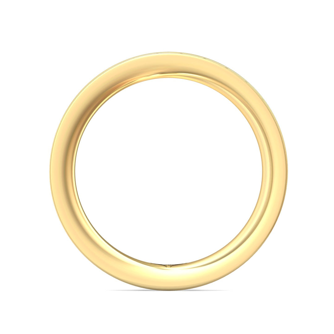 18K Gold Yellow Micropave Wedding Band from the Micropave collection - DWBFM3-1.00_18KY