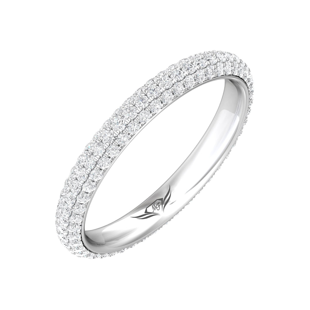 Micropave Wedding Band from the Micropave collection