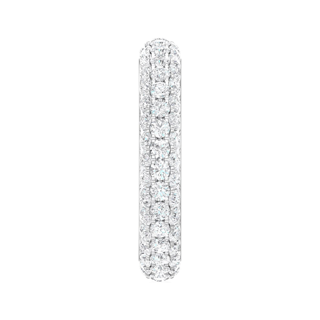 Platinum White Micropave Wedding Band from the Micropave collection - DWBFM6-2.00_PlatW