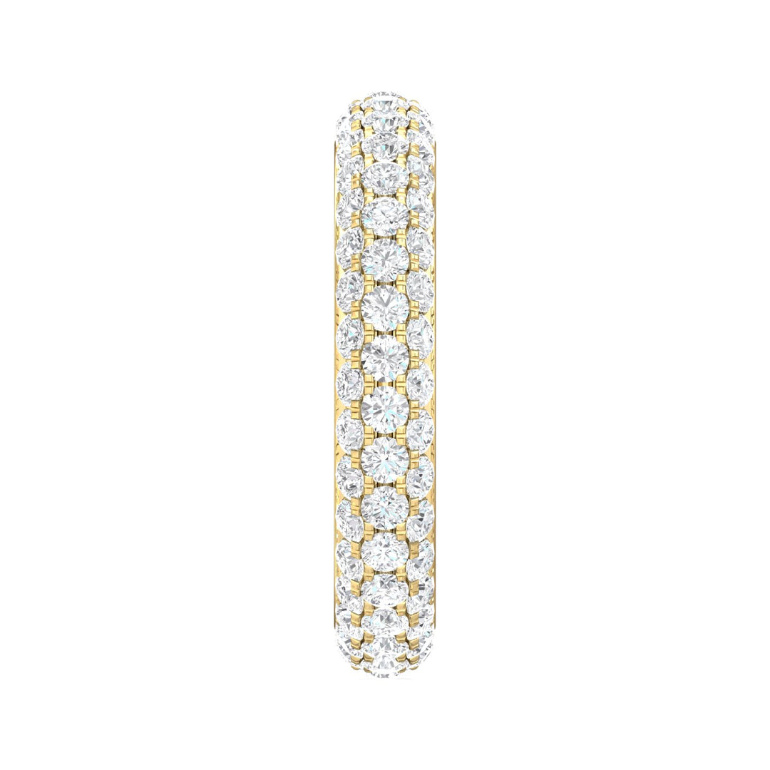 14K Gold Yellow Micropave Wedding Band from the Micropave collection - DWBFM6-2.00_14KY