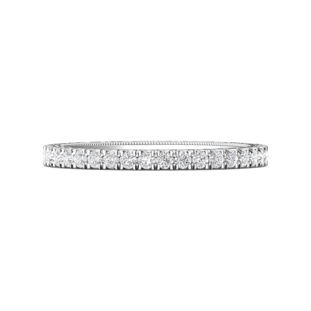 Platinum White Vintage Wedding Band from the Vintage collection - DWBM18S-AENG_PlatW