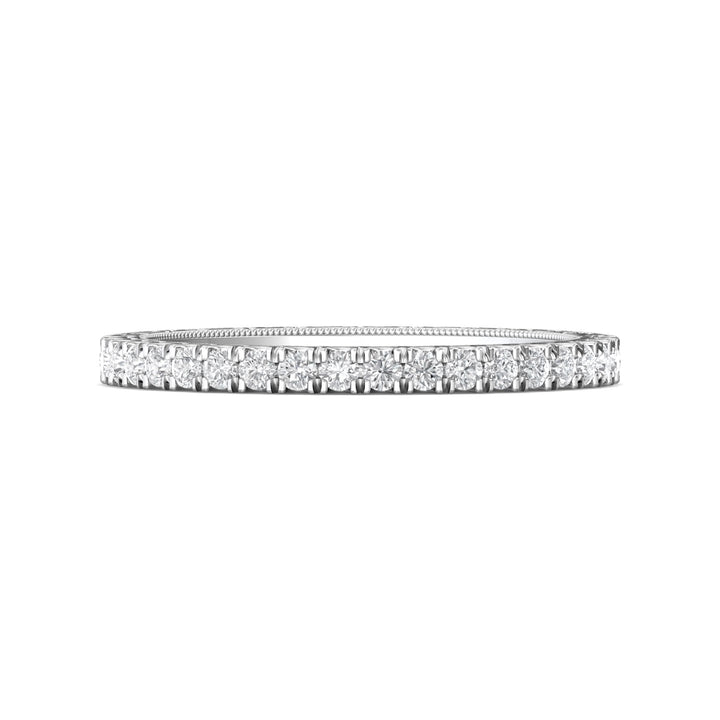 Platinum White Vintage Wedding Band from the Vintage collection - DWBM18S-AENG_PlatW