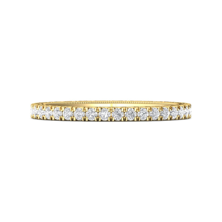 14K Gold Yellow Vintage Wedding Band from the Vintage collection - DWBM18S-AENG_14KY