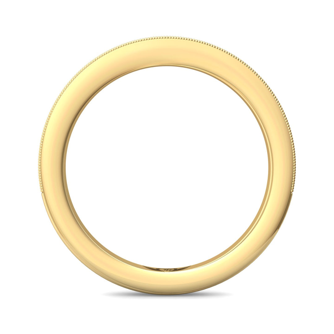 18K Gold Yellow Micropave Wedding Band from the Micropave collection - DWBM1-.15_18KY