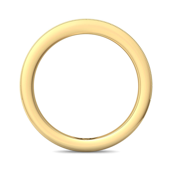 18K Gold Yellow Micropave Wedding Band from the Micropave collection - DWBM1-.15_18KY