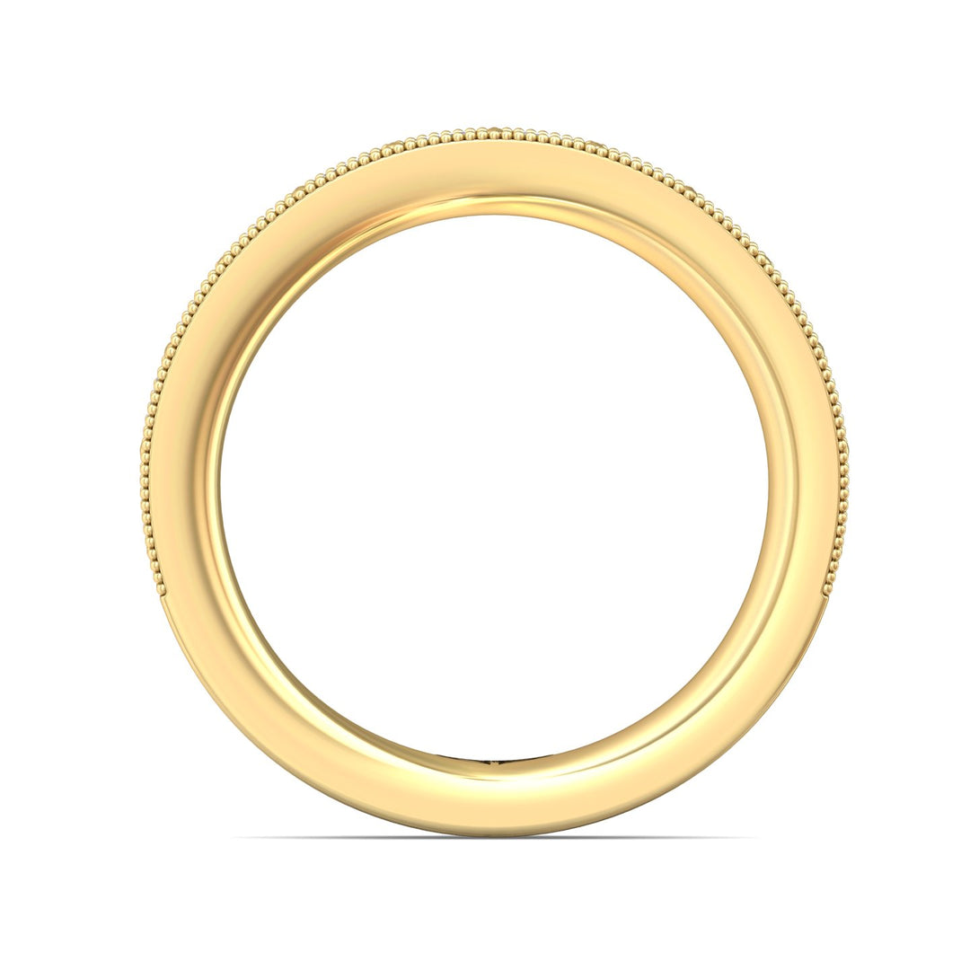 18K Gold Yellow Micropave Wedding Band from the Micropave collection - DWBM1-1.00_18KY
