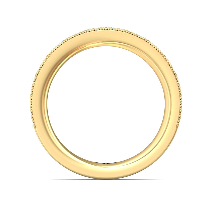 18K Gold Yellow Micropave Wedding Band from the Micropave collection - DWBM1-1.00_18KY