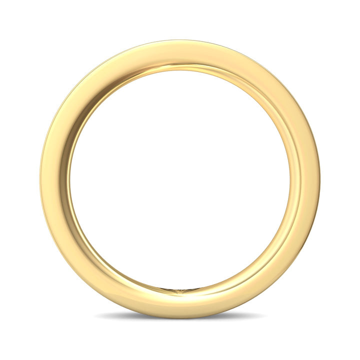 14K Gold Yellow Micropave Wedding Band from the Micropave collection - DWBM3-.35_14KY