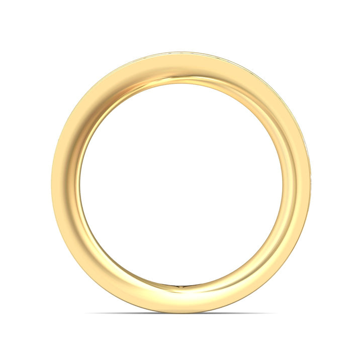 14K Gold Yellow Micropave Wedding Band from the Micropave collection - DWBM3-1.00_14KY