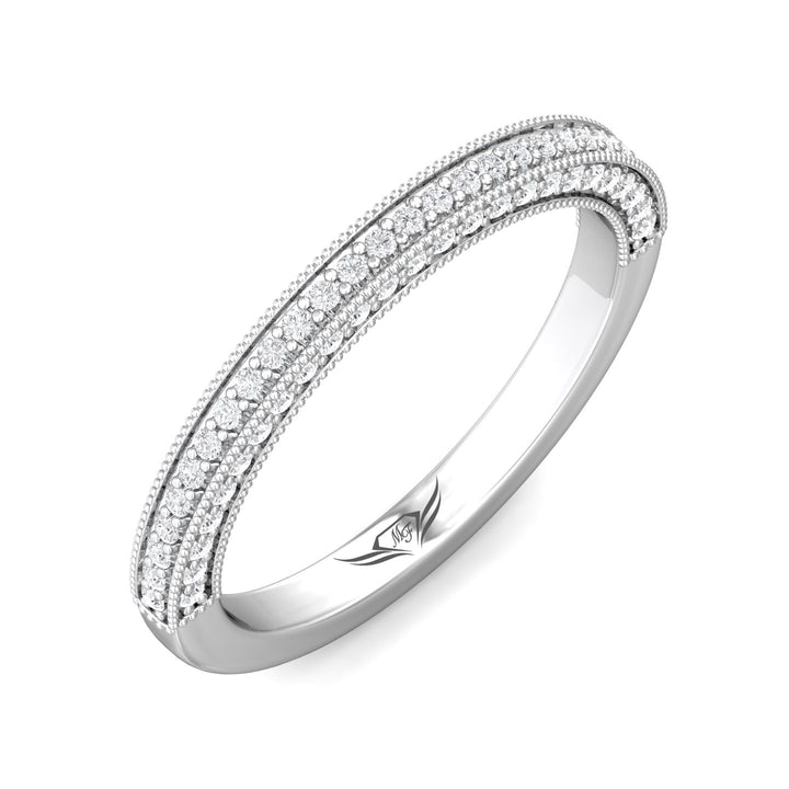 Micropave Wedding Band from the Micropave collection