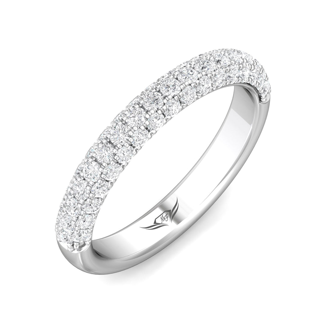 Micropave Wedding Band from the Micropave collection