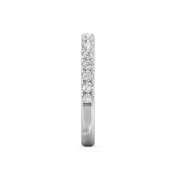Platinum White Micropave Wedding Band from the Micropave collection - DWBMH7S_PlatW