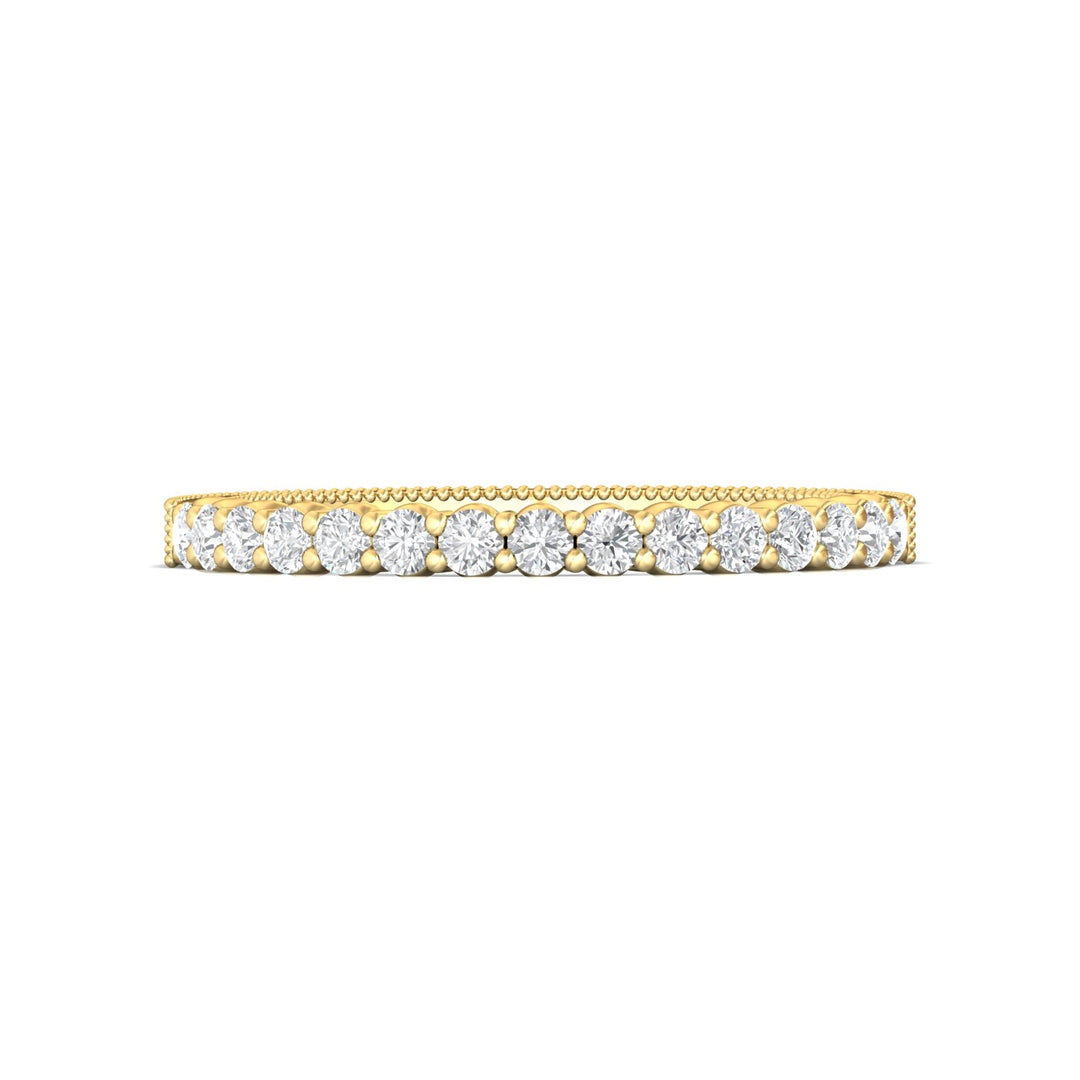 14K Gold Yellow Vintage Wedding Band from the Vintage collection - DWBSP4-.35_14KY
