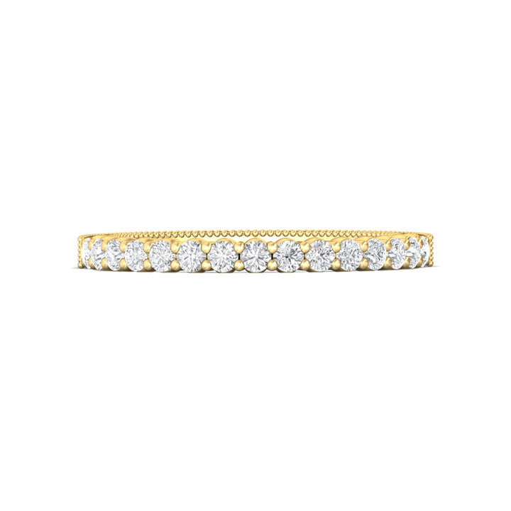 14K Gold Yellow Vintage Wedding Band from the Vintage collection - DWBSP4-.35_14KY