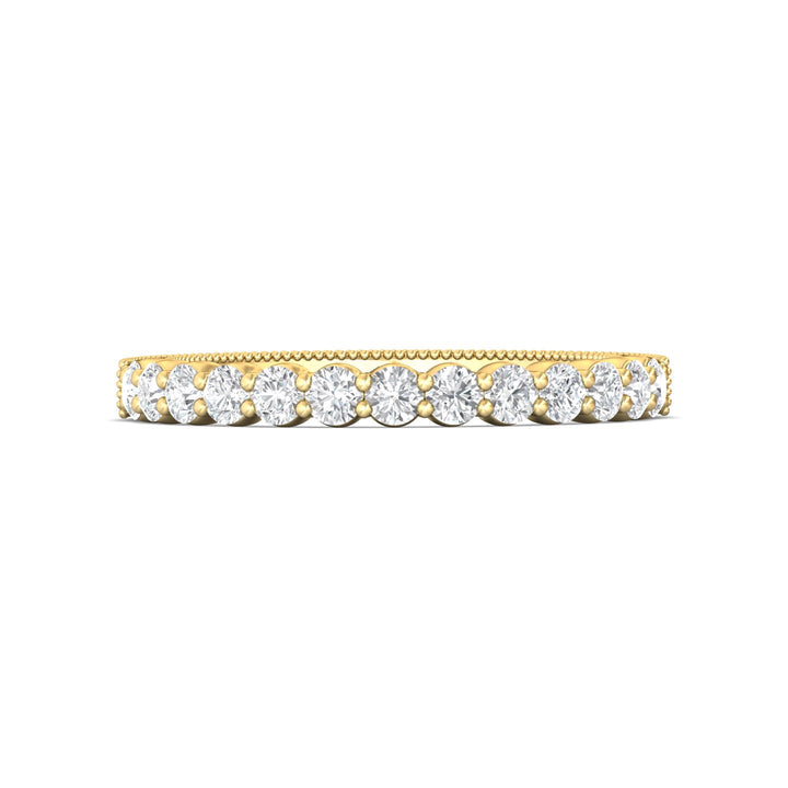 14K Gold Yellow Vintage Wedding Band from the Vintage collection - DWBSP4-.50_14KY