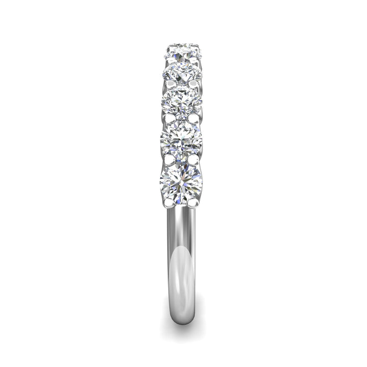 Channel/Shared Prong Wedding Band from the Channel/Shared Prong collection