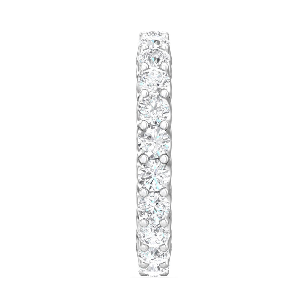 Channel/Shared Prong Wedding Band from the Channel/Shared Prong collection