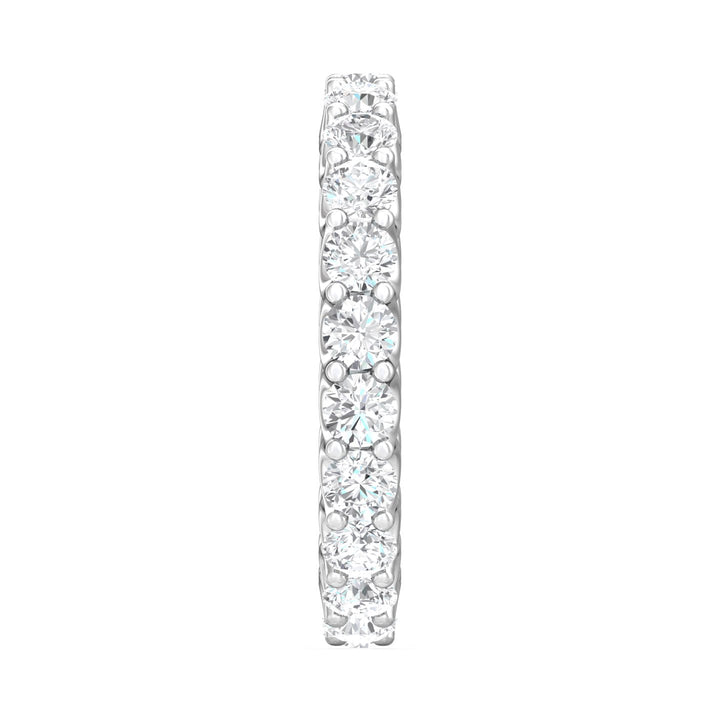 Channel/Shared Prong Wedding Band from the Channel/Shared Prong collection