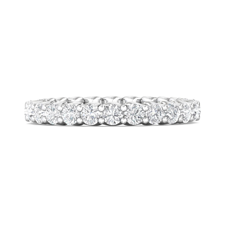 Channel/Shared Prong Wedding Band from the Channel/Shared Prong collection