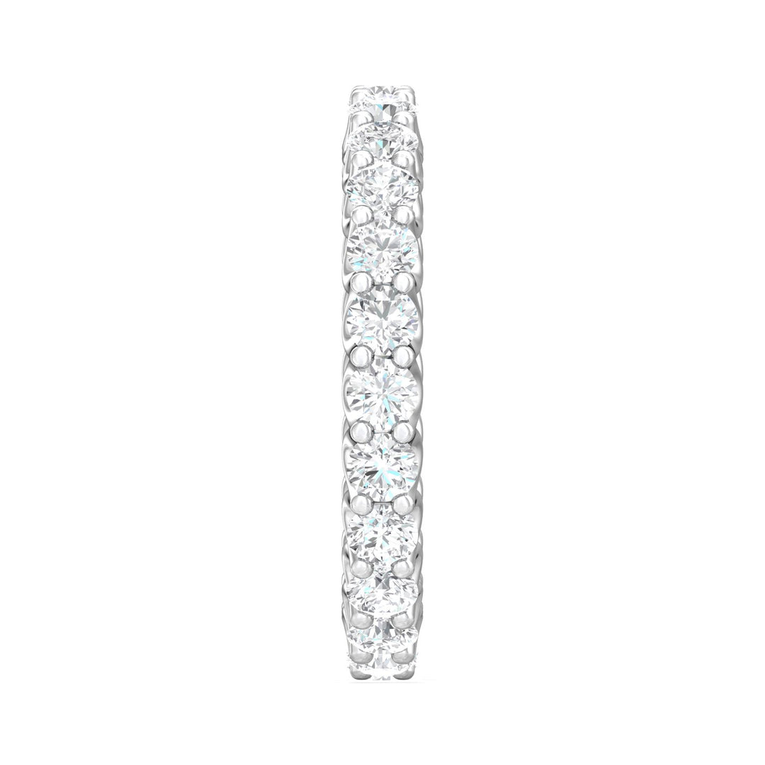 Channel/Shared Prong Wedding Band from the Channel/Shared Prong collection