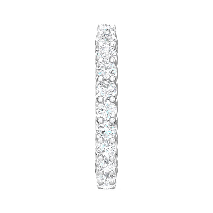 Channel/Shared Prong Wedding Band from the Channel/Shared Prong collection