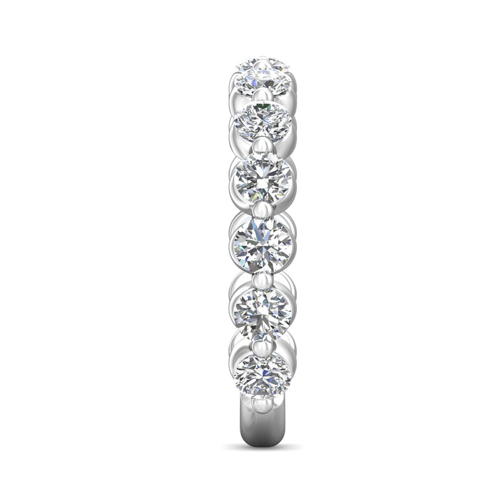 Channel/Shared Prong Wedding Band from the Channel/Shared Prong collection